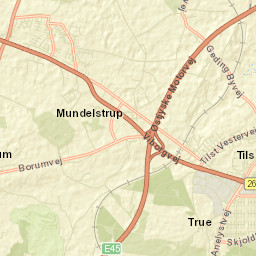 Sabro Street Map