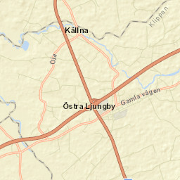 Östra Ljungby Street Map