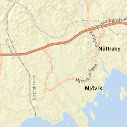 Nättraby Street Map