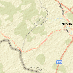 Nereta Street Map