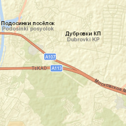 Podosinki Street Map