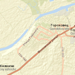 Gorokhovets Street Map