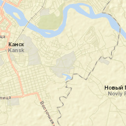 Kansk Street Map