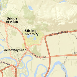 Bridge of Allan Street Map