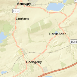 Cardenden Street Map