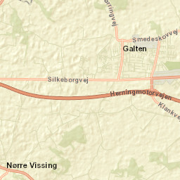 Galten Street Map