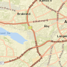 Århus Kommune Street Map