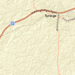 Tyringe Street Map