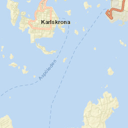 Karlskrona Street Map