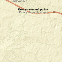 Yemel’yanovo Street Map