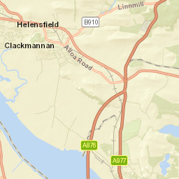 Clackmannan Street Map