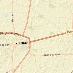 Videbæk Street Map