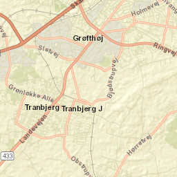 Tranbjerg Street Map