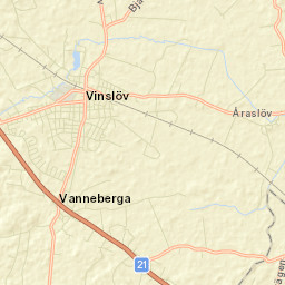 Vinslöv Street Map