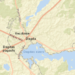 Dagda Street Map