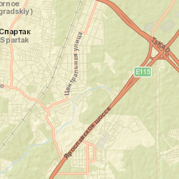 Zelenogradskiy Street Map