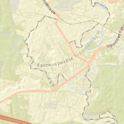 Krasnoarmeysk Street Map