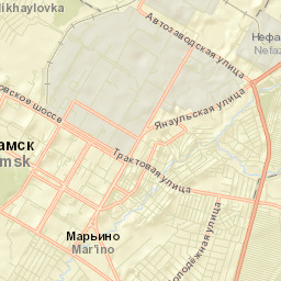 Neftekamsk Street Map