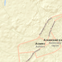 Askinskiy Rayon Street Map