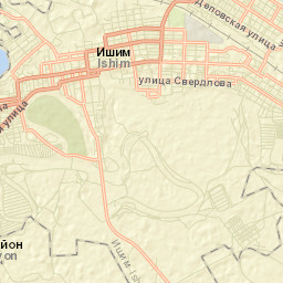 Ishim Street Map