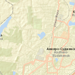 Anzhero-Sudzhensk Street Map