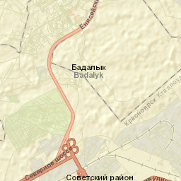 Solnechnyy Street Map