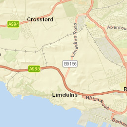 Dunfermline Street Map