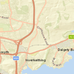 Dalgety Bay Street Map