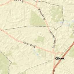 Kibæk Street Map