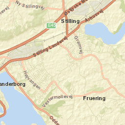 Skanderborg Street Map