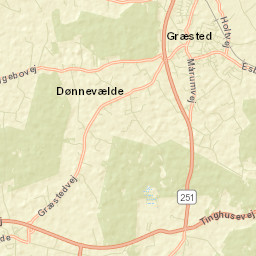 Græsted Street Map