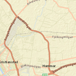 Kristianstad Street Map