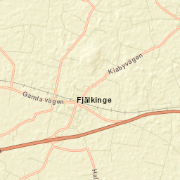 Fjälkinge Street Map