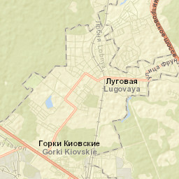 Lugovaya Street Map