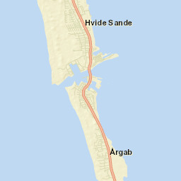 Hvide Sande Street Map