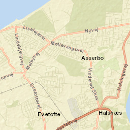 Liseleje Street Map