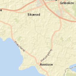 Helsinge Street Map