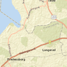 Fredensborg Street Map
