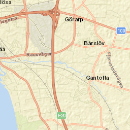 Gantofta Street Map