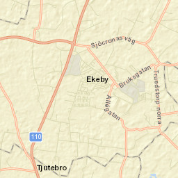 Ekeby Street Map