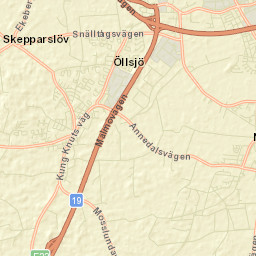 Norra Åsum Street Map