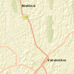 Vabalninkas Street Map