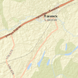 Lakinsk Street Map