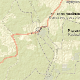 Raduzhnyy Street Map