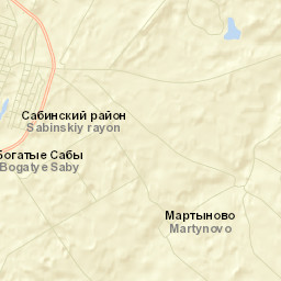 Sabinskiy Rayon Street Map