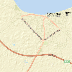 Krutinka Street Map