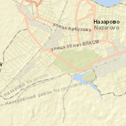 Nazarovo Street Map