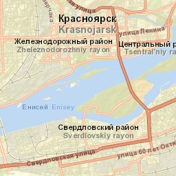 Krasnoyarsk Street Map