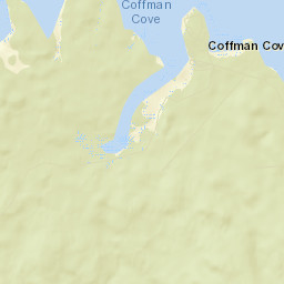 Coffman Cove Alaska Street Map
