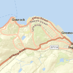 Greenock Street Map